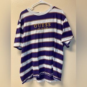 Guess Los Angeles men’s striped shirt sleeve shirt size XL